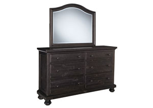 Image for Sharlowe Charcoal Bedroom Mirror