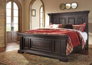 Image for Willenburg Dark Brown Queen Panel Bed