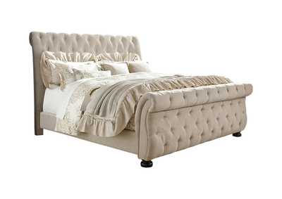 Image for Willenburg Queen Upholstered Sleigh Bed