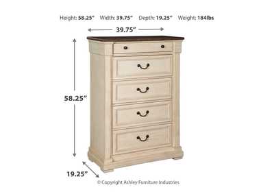 Bolanburg California King Panel Bed, Dresser, Mirror and Chest,Signature Design By Ashley