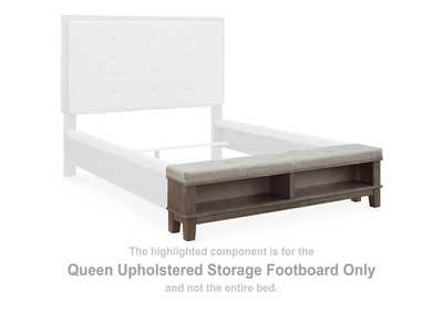 Hallanden Queen Storage Bed, Dresser, Mirror and Nightstand,Benchcraft