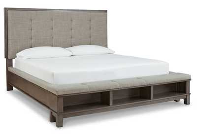 Image for Hallanden King Panel Bed with Storage