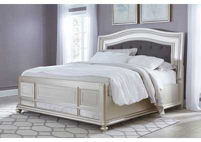 Image for Coralayne Silver Queen Upholstered Bed