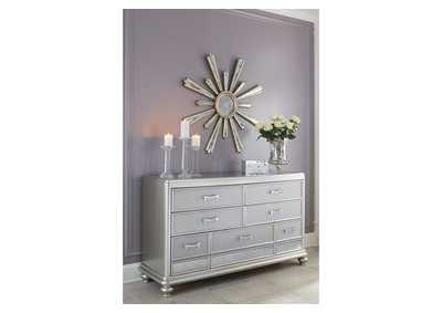 Coralayne Queen Upholstered Bed and Dresser,Signature Design By Ashley