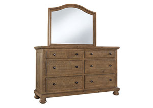 Image for Trishley Light Brown Bedroom Mirror