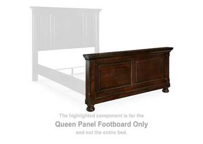 Porter Queen Panel Bed, Dresser, Mirror, Chest and 2 Nightstands,Millennium