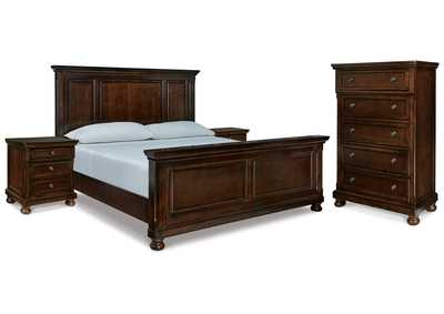 Image for Porter King Panel Bed, Chest and 2 Nightstands