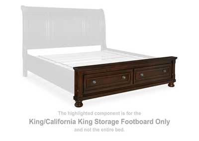 Porter King Sleigh Bed,Millennium