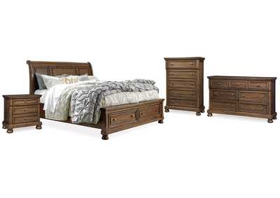 Image for Flynnter King Bed, Dresser, Chest and 2 Nightstands