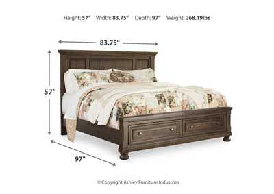 Flynnter King Sleigh Bed,Signature Design By Ashley