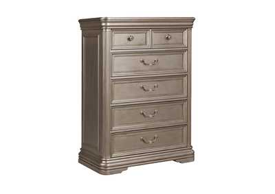Image for Birlanny Silver Five Drawer Chest