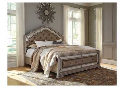 Image for Birlanny Silver Queen Upholstered Bed