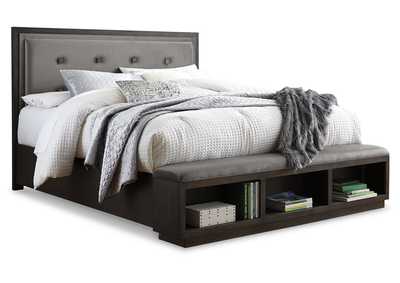 Image for Hyndell California King Upholstered Panel Bed with Storage