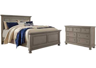 Lettner California King Panel Bed with Dresser,Signature Design By Ashley