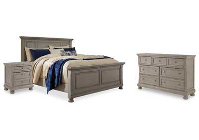 Image for Lettner Queen Panel Bed, Dresser, and Nightstand