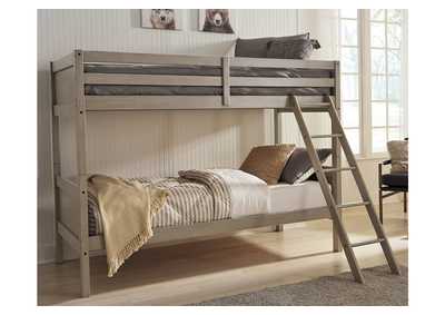Lettner Twin/Twin Bunk Bed with Ladder,Signature Design By Ashley
