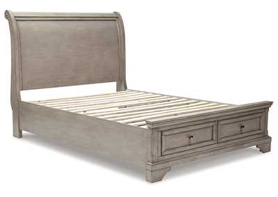 Lettner Full Sleigh Bed with 2 Storage Drawers,Signature Design By Ashley