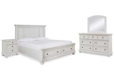Image for Robbinsdale Queen Storage Bed, Dresser, Mirror and Nightstand