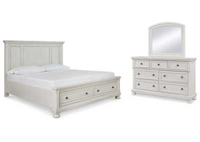 Image for Robbinsdale Queen Panel Storage Bed, Dresser and Mirror