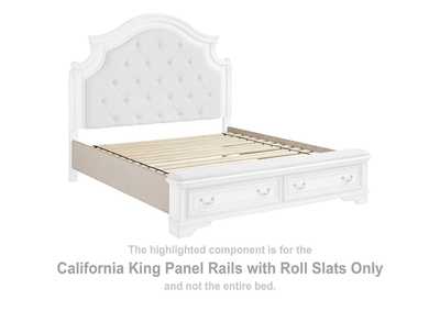 Realyn California King Upholstered Bed, Dresser, Mirror and Chest,Signature Design By Ashley