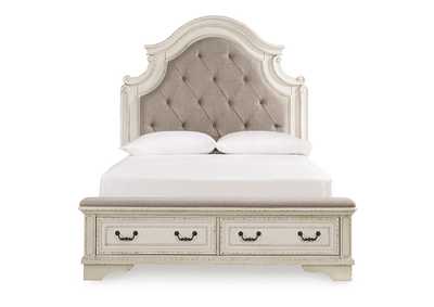 Realyn Queen Storage Bed, Dresser and Mirror,Signature Design By Ashley