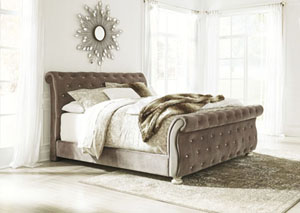 Image for Cassimore Pearl Silver Queen Upholstered Bed