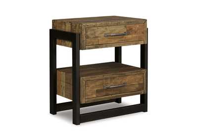 Image for Sommerford Brown Two Drawer Nightstand