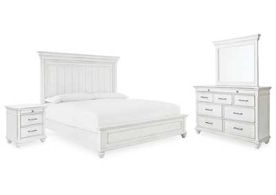 Image for Kanwyn King Panel Bed, Dresser, Mirror and Nightstand