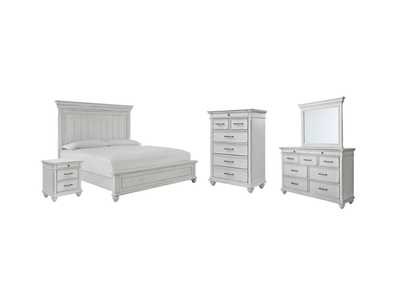 Image for Kanwyn Queen Panel Bed with Mirrored Dresser, Chest and Nightstand