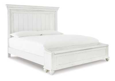 Kanwyn Queen Panel Bed with Storage Bench,Benchcraft