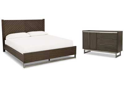 Arkenton King Panel Bed with Dresser