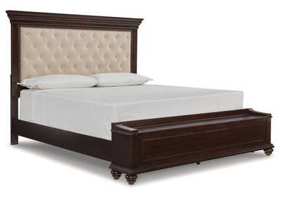 Image for Brynhurst California King Upholstered Bed with Storage Bench