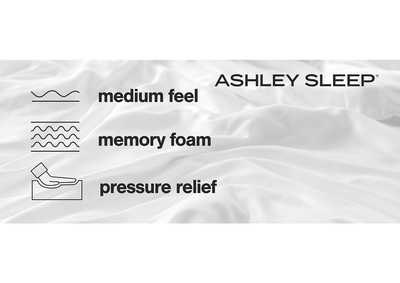 Chime 8 Inch Memory Foam Full Mattress in a Box,Sierra Sleep by Ashley