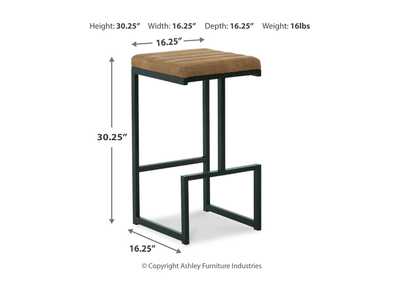 Strumford Bar Height Bar Stool,Signature Design By Ashley