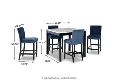 Cranderlyn Counter Height Dining Table and Bar Stools (Set of 5),Signature Design By Ashley