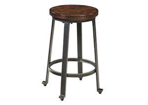 Image for Challiman Rustic Brown Stool (Set of 2)
