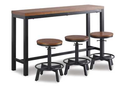 Image for Quinidad Counter Height Dining Table and Bar Stools (Set of 4)