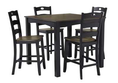 Image for Froshburg Counter Height Dining Table and Bar Stools (Set of 5)