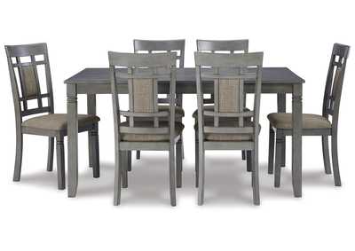 Jayemyer Dining Table and Chairs (Set of 7),Signature Design By Ashley