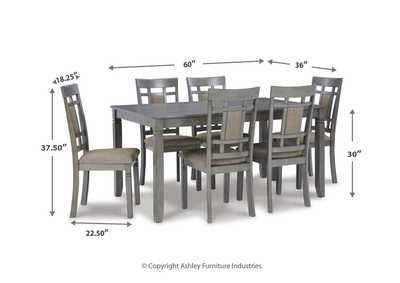 Jayemyer Dining Table and Chairs (Set of 7),Signature Design By Ashley