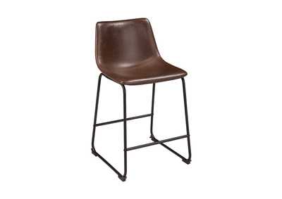 Image for Centiar Two-tone Brown Upholstered Barstool (Set of 2)