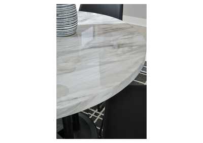 Centiar Counter Height Dining Table and 4 Barstools,Signature Design By Ashley