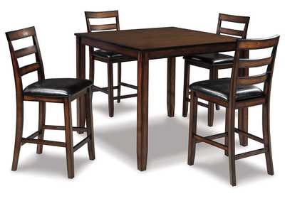 Image for Coviar Counter Height Dining Table and Bar Stools (Set of 5)
