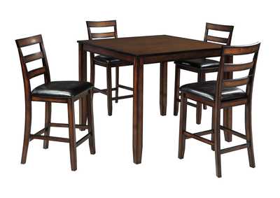 Image for Coviar Counter Height Dining Table and Bar Stools (Set of 5)