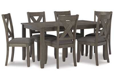 Image for Caitbrook Dining Table and Chairs (Set of 7)