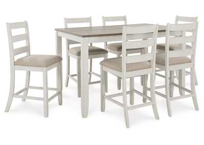 Image for Skempton Counter Height Dining Table and Bar Stools (Set of 7)