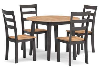 Gesthaven Dining Table and 4 Chairs