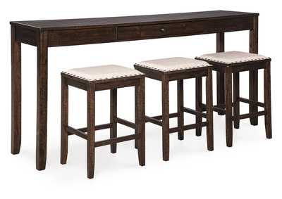 Image for Rokane Counter Height Dining Table and Bar Stools (Set of 4)