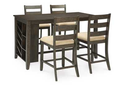 Image for Rokane Counter Height Dining Table and 4 Barstools