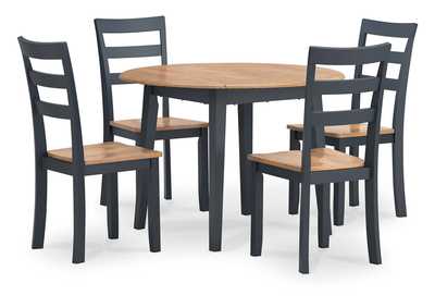 Gesthaven Dining Table and 4 Chairs